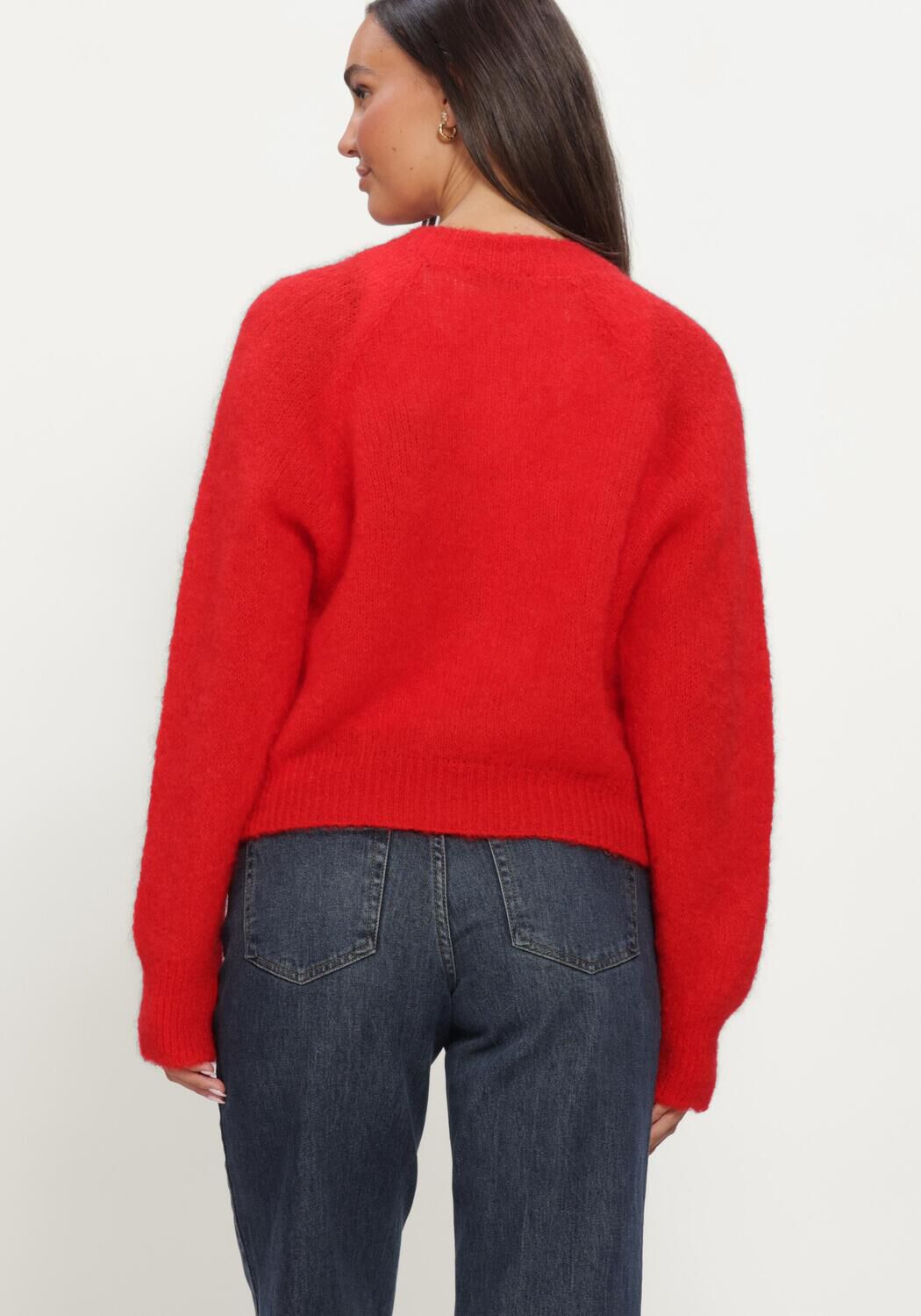 BY-BAR Gilet SIAN CARDIGAN en rouge - large