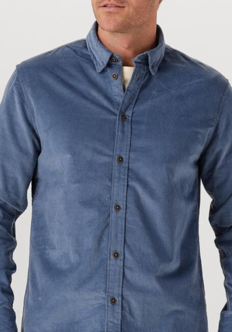 ANERKJENDT Chemise décontracté AKLEIF SOLID CORD SHIRT en bleu - large