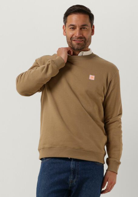 SCOTCH & SODA Chandail CLASSIC ESSENTIAL CREWNECK SWEATSHIRT Sable - large