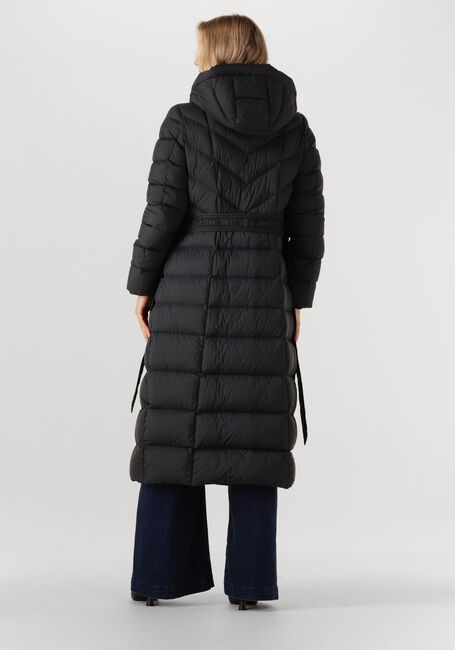 Zwarte BEAUMONT Gewatteerde jas VALENTINA LONG COAT - large