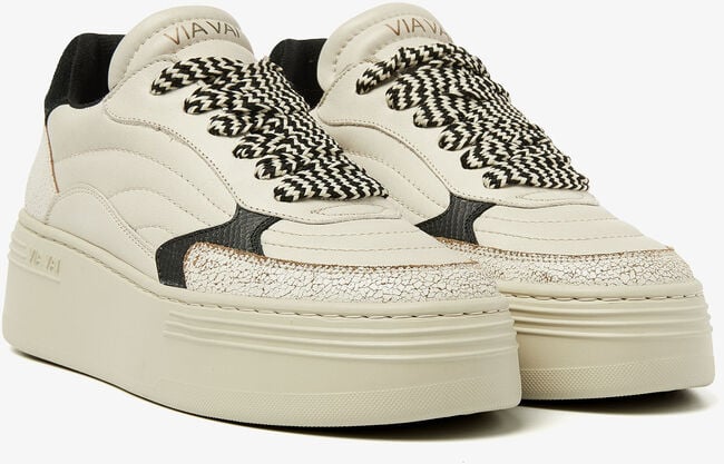 VIA VAI Baskets basses ISA JOSIE en blanc - large