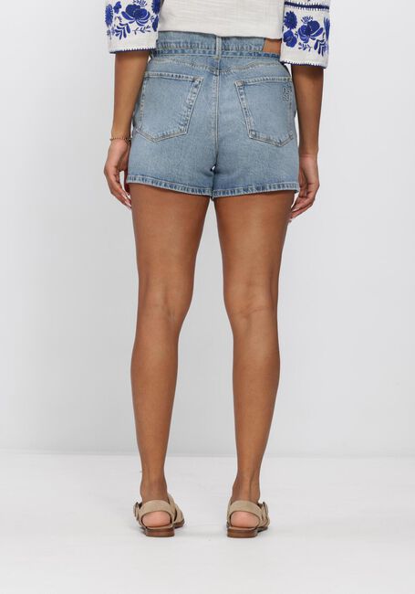 Blauwe DANTE6 Jeans DRIFT BELTED DENIM SHORTS - large