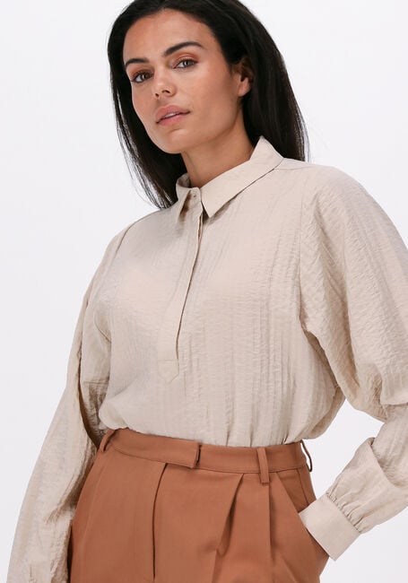 ANOTHER LABEL Blouse DIONNE STRUCTURED TOP Sable - large