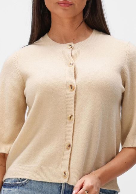 MINUS Gilet MSJANNA KNIT CARDIGAN en beige - large