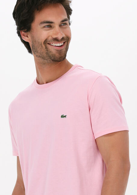 LACOSTE T-shirt 1HT1 MENS TEE-SHIRT 12 en rose - large
