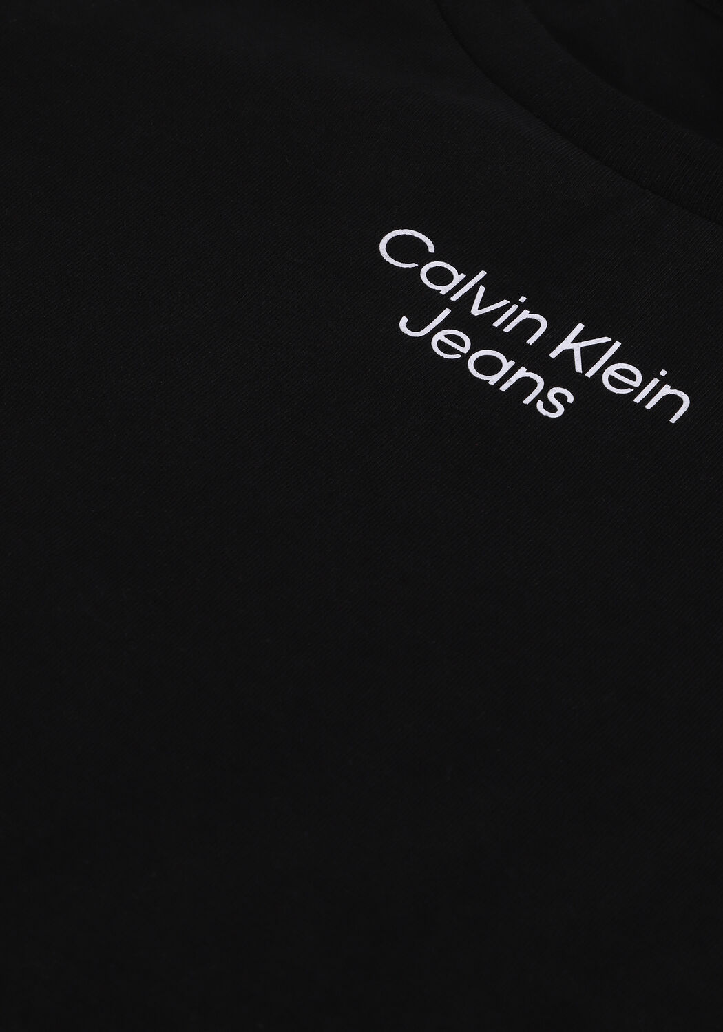 CALVIN KLEIN T-shirt STACKED LOGO TIGHT TEE en noir - large