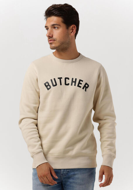 Beige BUTCHER OF BLUE Trui BUTCHER ARMY CREW - large