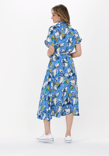 Blauwe POM AMSTERDAM Midi jurk LYNN LILY - large