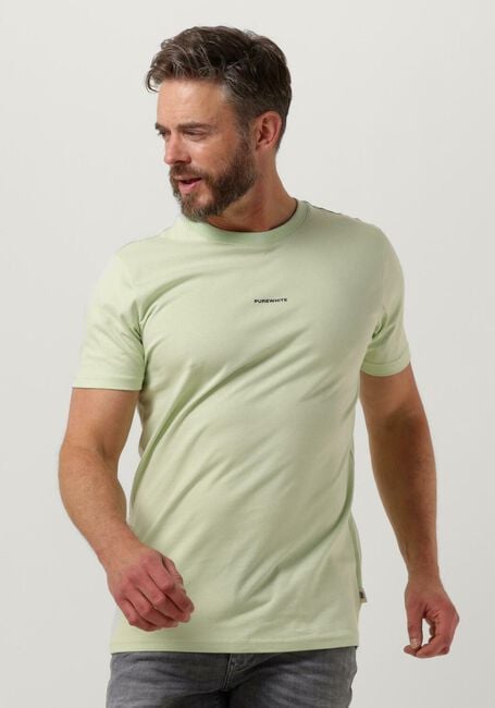 PUREWHITE T-shirt TSHIRT WITH SMALL LOGO ON CHEST AND BIG BACK PRINT Menthe - large