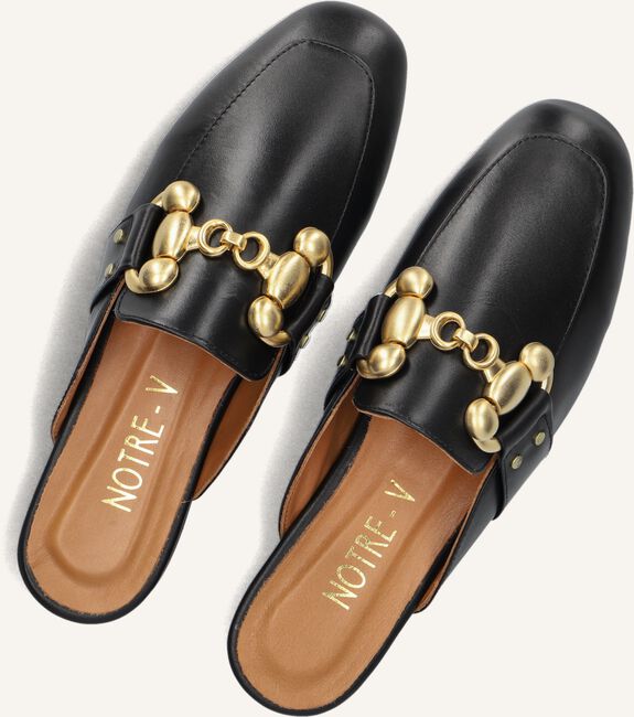 Zwarte NOTRE-V Instappers 5617 Zwarte NOTRE-V Instappers 5617 - large