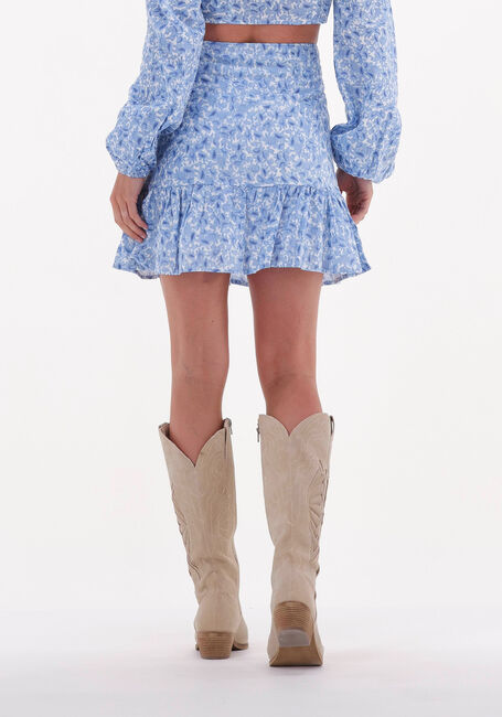 Blauwe NA-KD Minirok ORGANIC FRILL MINI SKIRT - large
