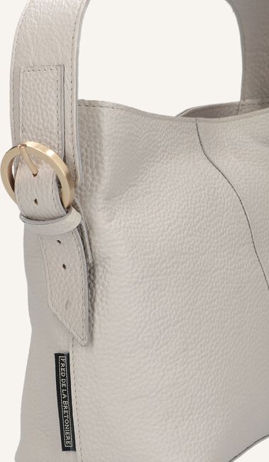 Lichtgrijze FRED DE LA BRETONIERE Handtas LINDI BUCKET BAG GRAIN LEATHER Lichtgrijze FRED DE LA BRETONIERE Handtas LINDI BUCKET BAG GRAIN LEATHER - large