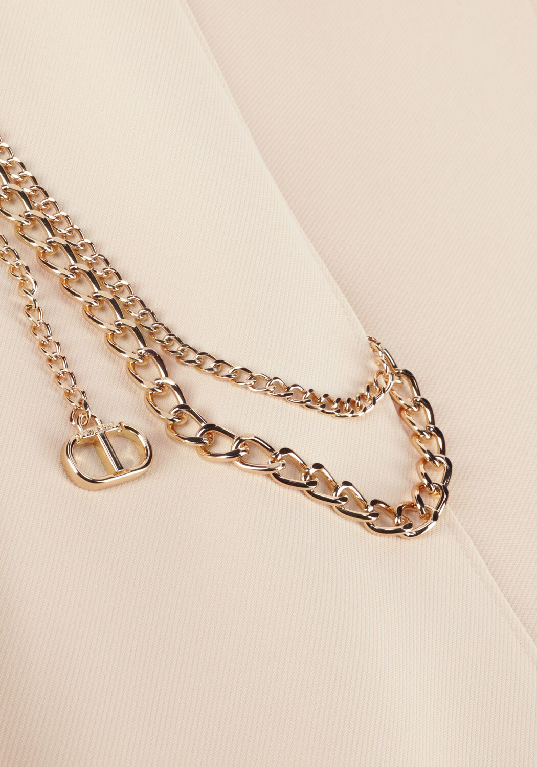 Beige TWINSET MILANO Pantalon 252TP2281 - large