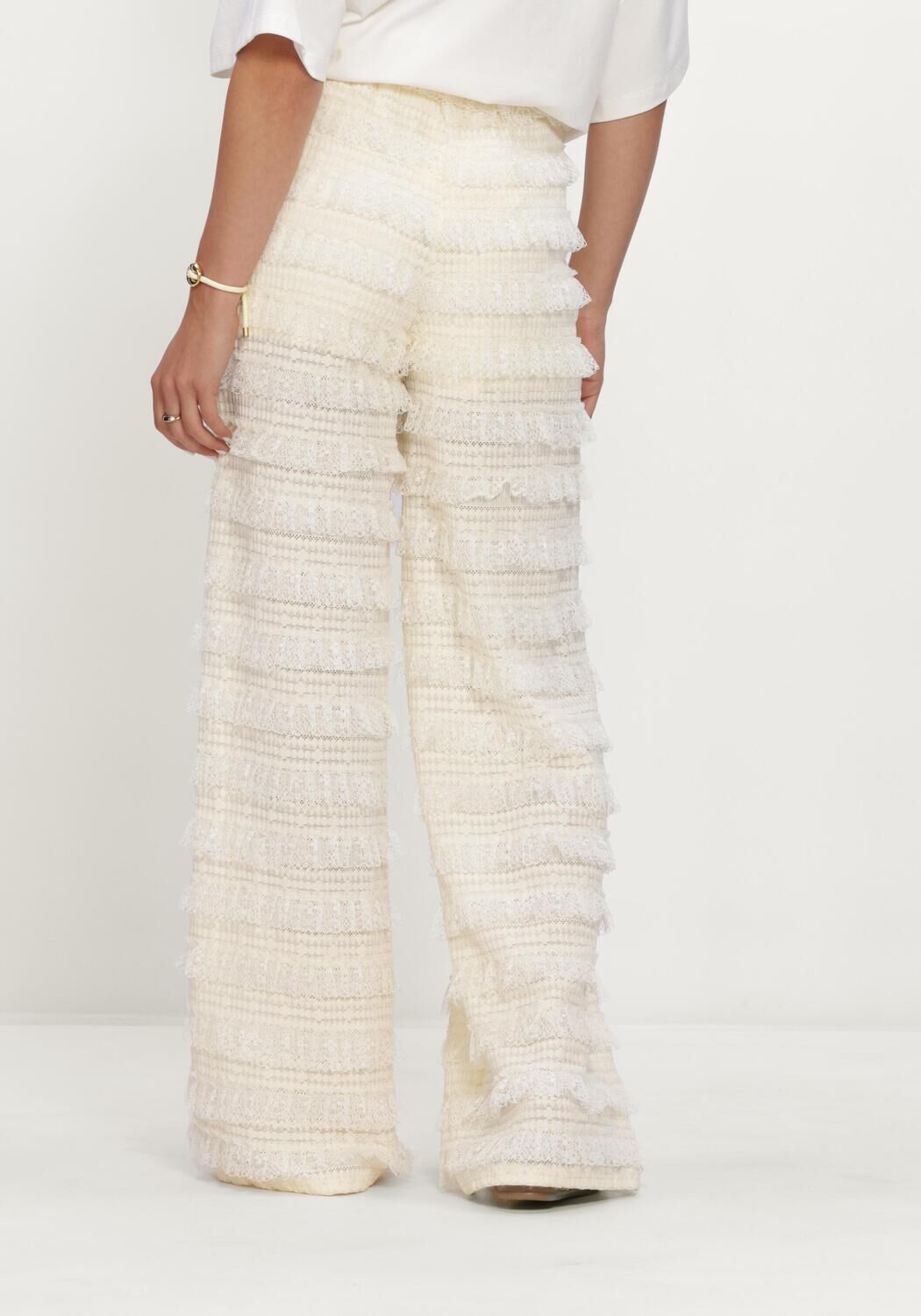 HARPER & YVE Pantalon large LO-PA Blanc - large