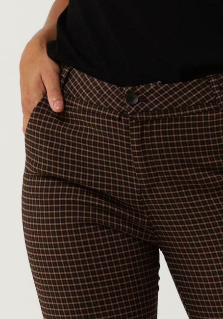 MINUS Pantalon NEW CARMA CHECK 7/8 PANTS en marron - large