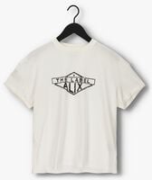ALIX THE LABEL T-shirt KNITTED LOGO T-SHIRT en blanc