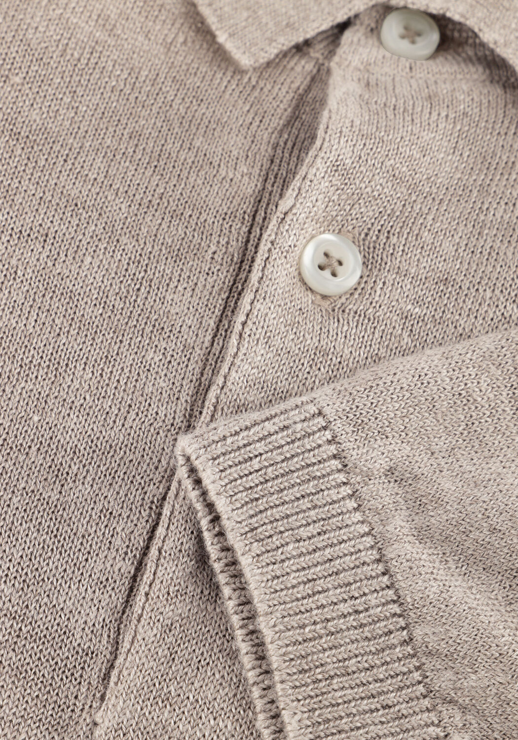 GENTILUOMO Polo POLO 3 BUTTINS en beige - large