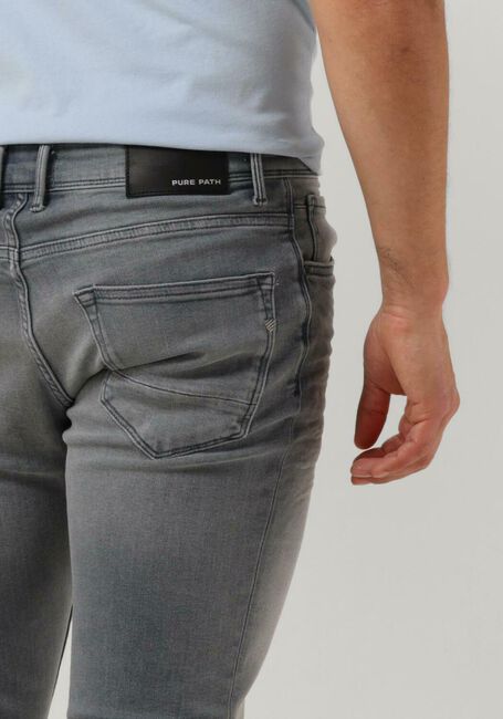 PURE PATH Slim fit jeans W1225 THE JONE en gris - large