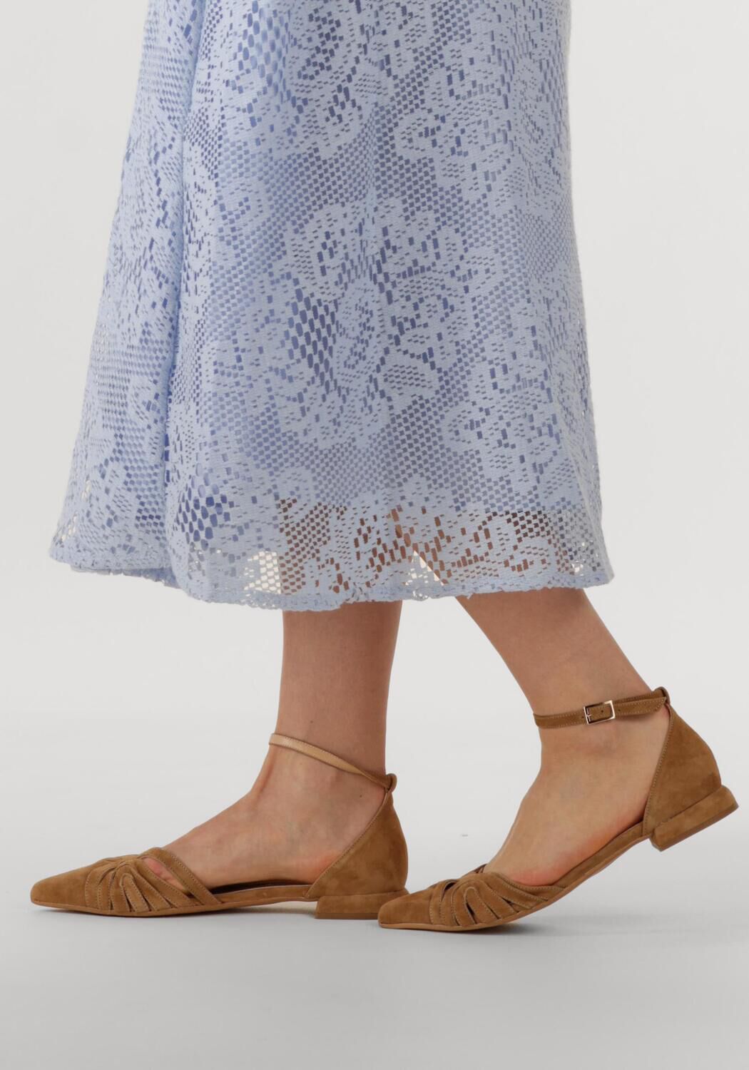 NOTRE-V Sandales plates 12264 en camel - large