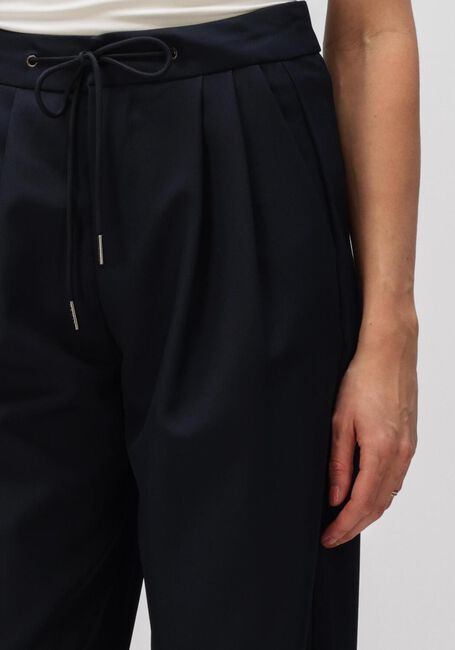 Donkerblauwe HAUTE L'AMITI&Eacute; Joggingbroek MICHELLE TAILOR TIE TALL PANT - large