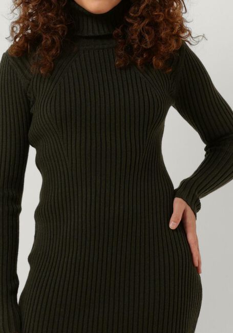JANICE Mini robe JURK GEBREID KOL TRAVIS en vert - large
