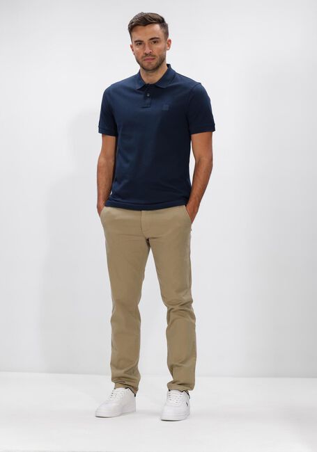 BOSS ORANGE Polo PASSENGER Bleu fonc&eacute; - large