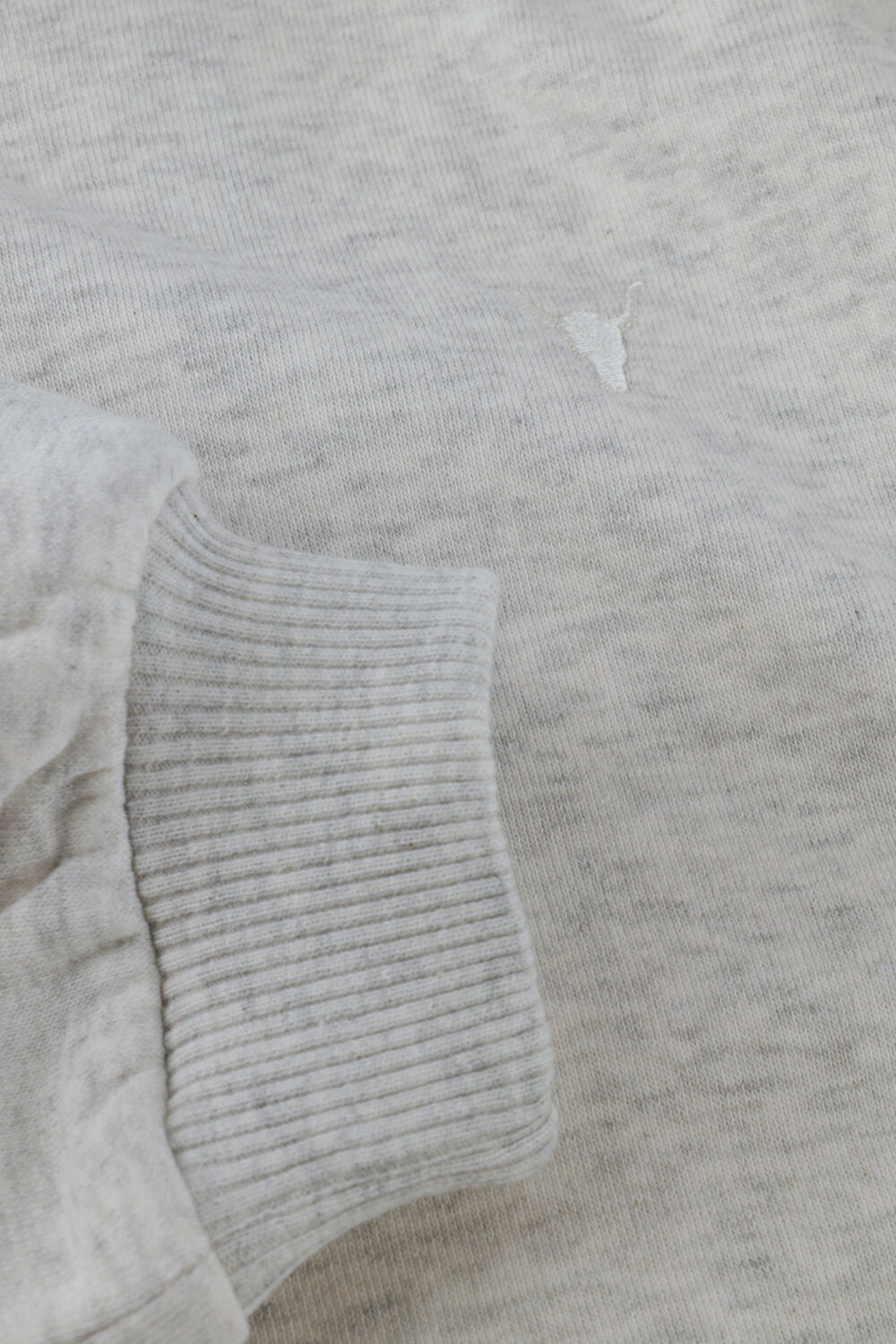 Lichtgrijze ALIX MINI Mini jurk SWEAT RUFFLE DRESS - large