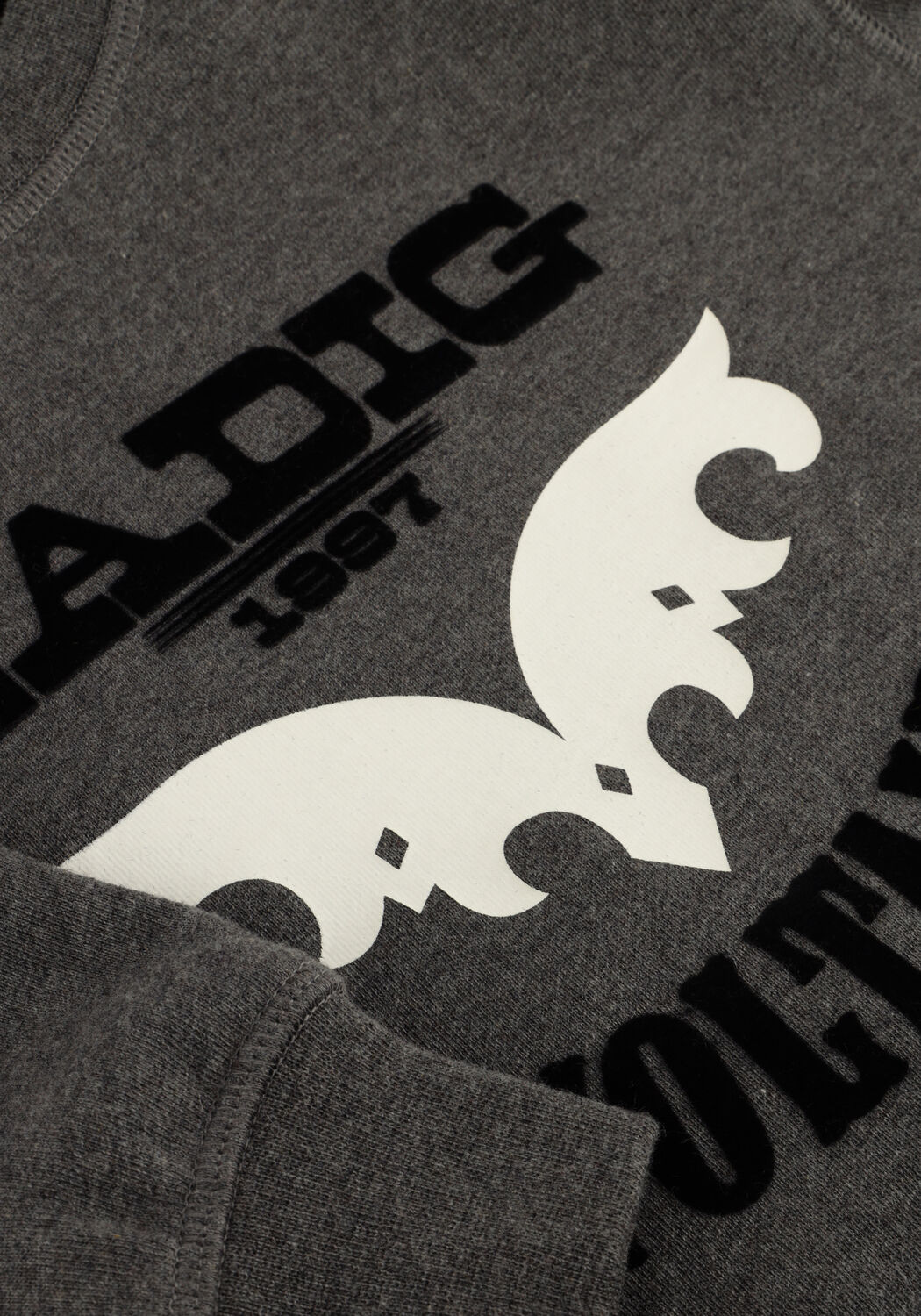 ZADIG & VOLTAIRE Pull X60484 Gris fonc&eacute; - large