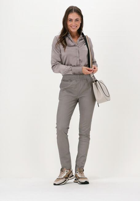 EST'SEVEN Chino EST'CHINO STRETCH LEATHER en taupe - large