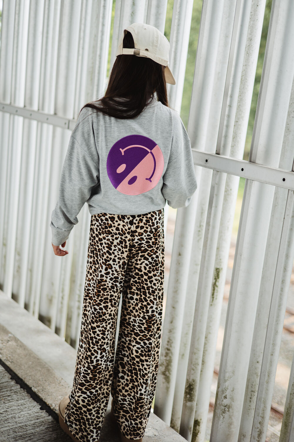 Salty Stitch Pantalon large PANTHER WIDE LEG en multicolore - large