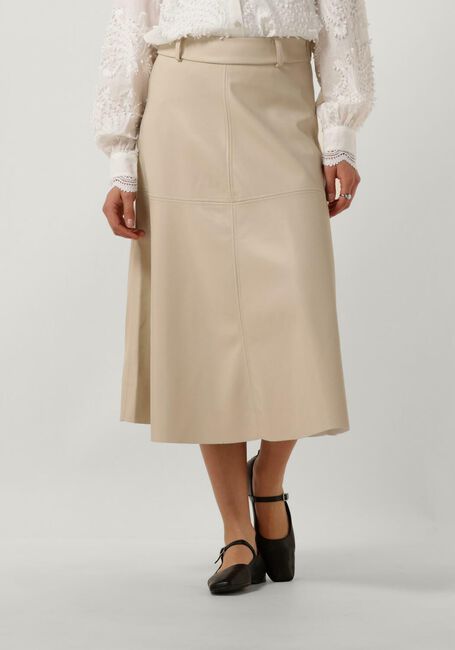 BRUUNS BAZAAR Jupe midi VEGANI IMMA SKIRT Crème - large