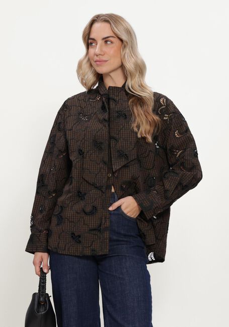AAIKO JANESSE EMBROIDERY CO 504 Blouses en marron - large