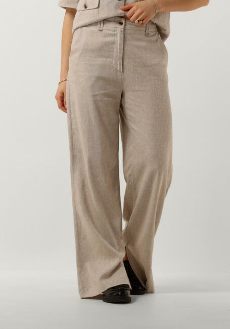 Y.A.S. Pantalon YASLINEA HW PANT en beige - large