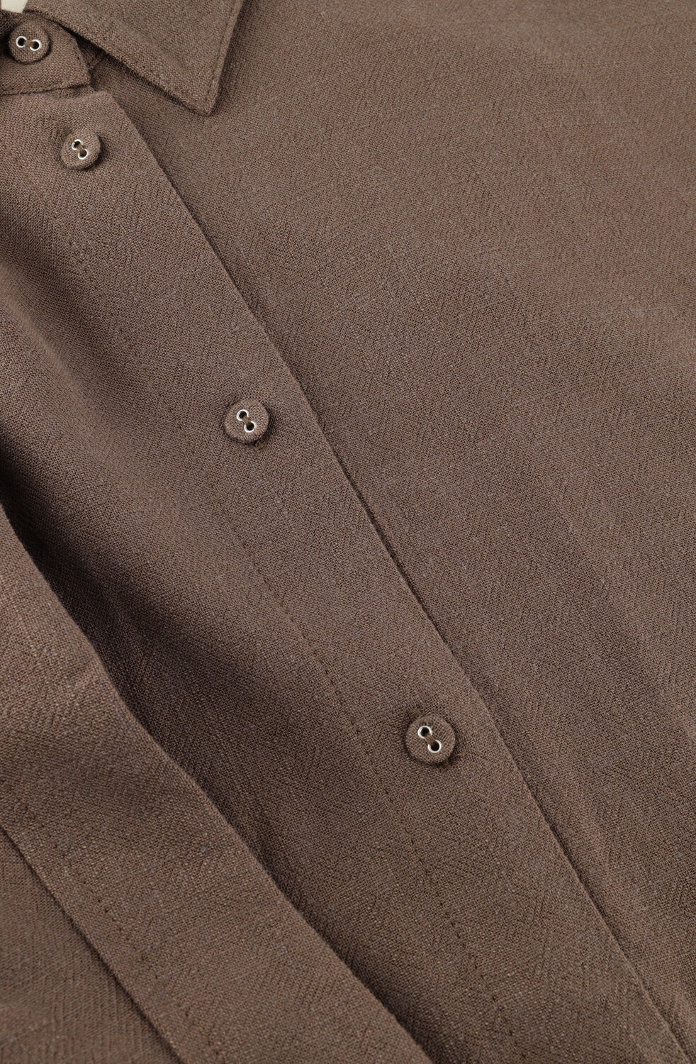 SELECTED WOMEN SLFVIVA SS CROPPED SUN SHIRT Blouses en marron - large