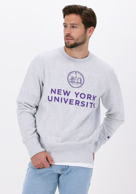 Lichtgrijze CHAMPION Sweater CREWNECK SWEATSHIRT - large