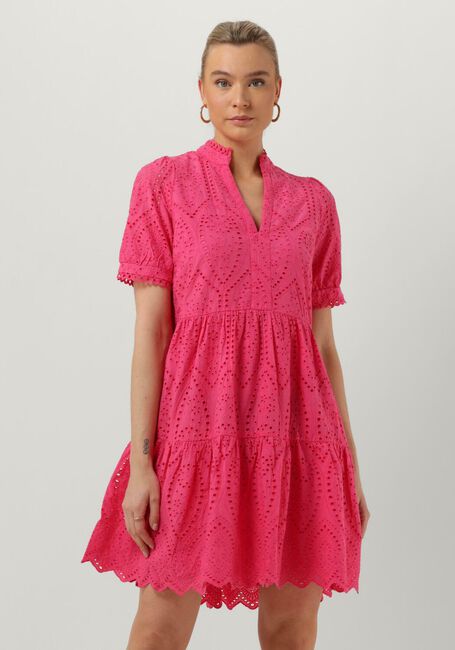 Roze Y.A.S. Mini jurk YASHOLI SS DRESS - large
