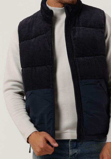 SELECTED HOMME Veste sans manches SLHTHOMAS CORD VEST W Bleu foncé - large