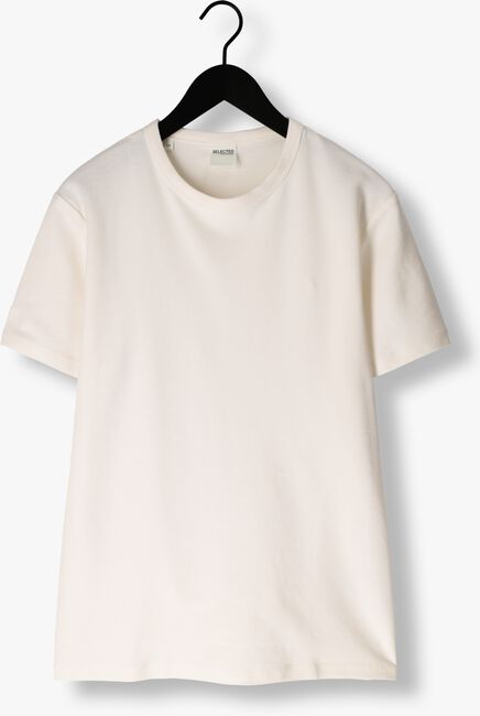 SELECTED HOMME T-shirt SLHJOSEPH PIQUE O-NECK TEE en beige - large