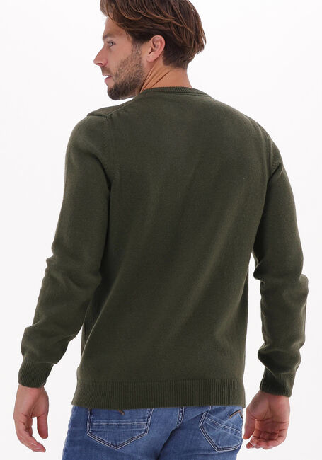 LYLE & SCOTT Pull CREW NECK LAMBSWOOL BLEND JUMPER Olive - large