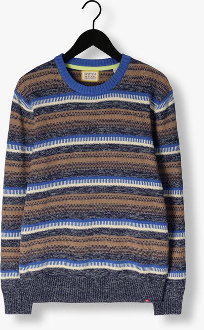 SCOTCH & SODA Pull REGULAR FIT MIXED YARN STRIPE MIX PULLOVER en multicolore - large