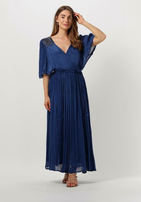 LOUIZON Robe maxi ASTRAL en bleu - large