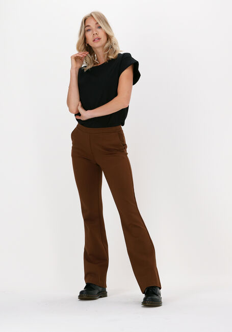 MODSTRÖM Pantalon évasé TANNY FLARE PANTS en marron - large