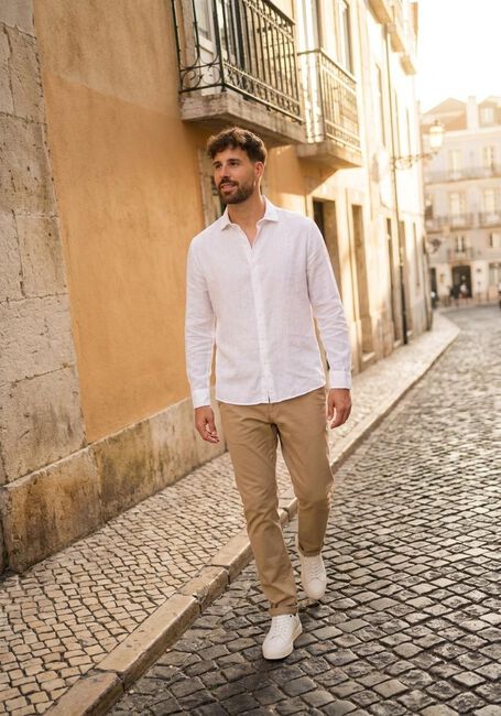 DSTREZZED Chemise d&eacute;contract&eacute; JAGGER SHIRT en blanc - large