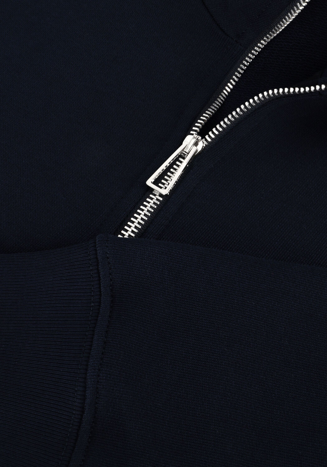 Donkerblauwe PS PAUL SMITH Trui MENS LS REG FIT HALF ZIP TOP ZEBRA - large