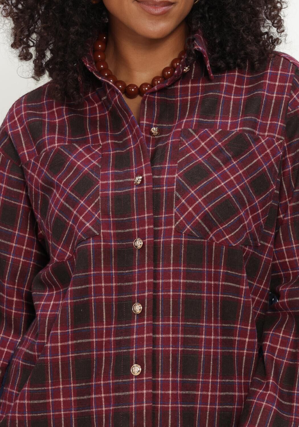 AMAYA AMSTERDAM THE MUSE BLOUSE Blouses Bordeaux - large