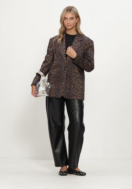 ALIX THE LABEL LADIES WOVEN ANIMAL BLAZER Blazers en noir - large