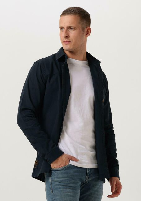 PME LEGEND Chemise décontracté LONG SLEEVE SHIRT CTN MATT WEAVE en bleu - large