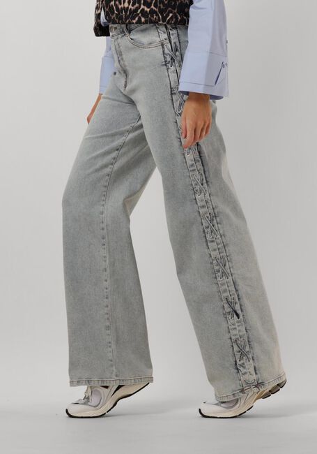CATWALK JUNKIE Wide jeans LOOSE FIT JEANS WITH LACE DETAIL Bleu clair - large