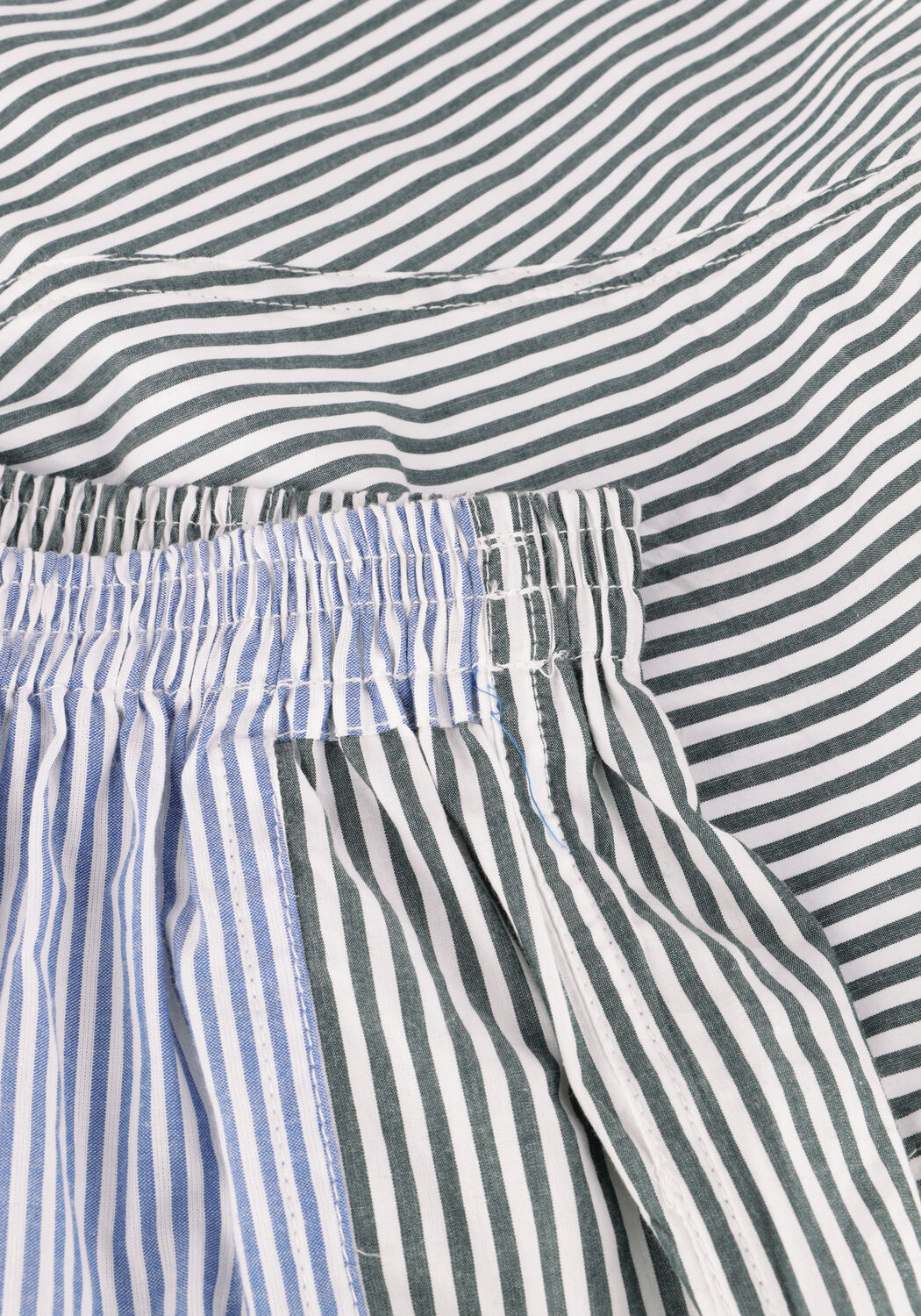 ANTIK BATIK Pantalon courte MARTIN SHORT en bleu - large