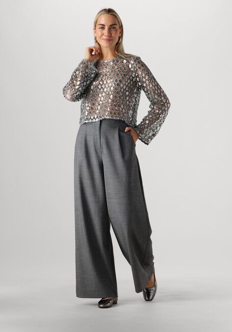 OBJECT Haut OBJGITTE LO L/S TOP 136 en argent - large
